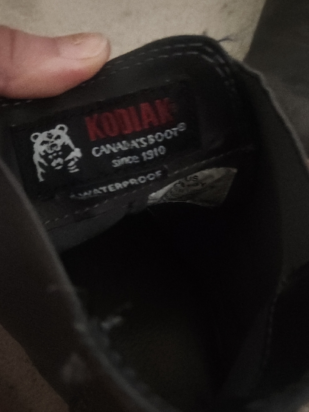 Kodiak Black Waterproof Pull-On Boot - Picture 2 of 3